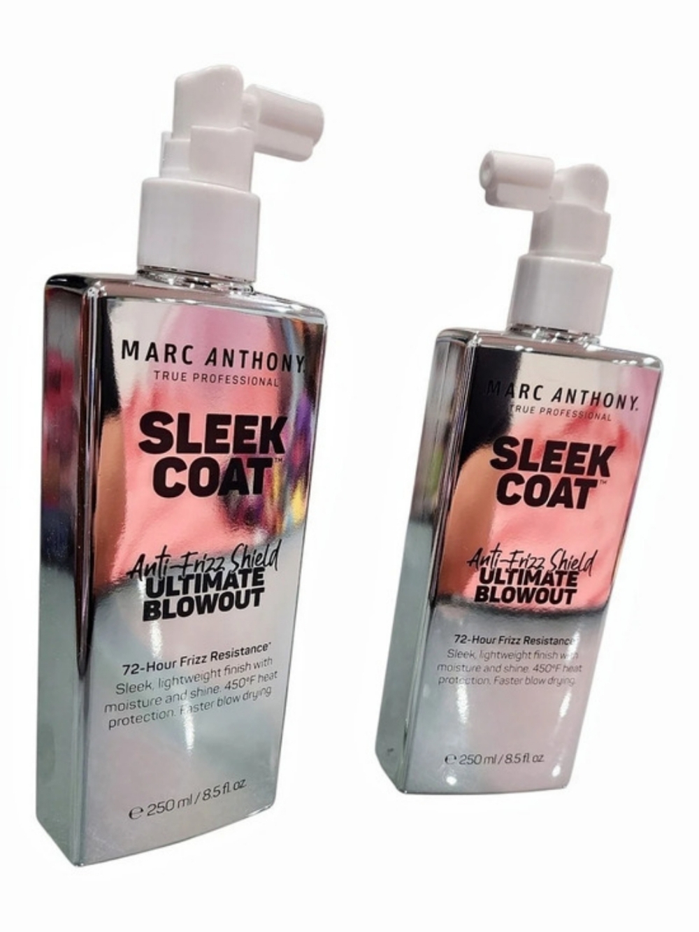 Marc Anthony Sleek Coat Anti-Frizz Ultimate Blowout Spray 8.5 oz Set of 2